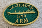 Brass Plaque - Saltisford Arm