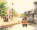 Nick Turley Print - Coventry Canal Basin