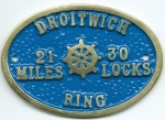 Brass Plaque - Droitwich Ring