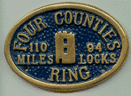 Brass Plaque - Four Counties Ring