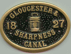 Brass Plaque - Gloucester & Sharpness Canal