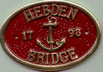 Brass Plaque - Hebden Bridge