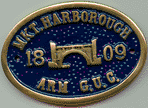 Brass Plaque - Market Harborough Arm