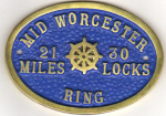 Brass Plaque - Mid Worcester Ring