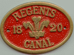 Brass Plaque - Regents Canal