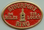 Brass Plaque - Stourport Ring
