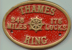 Brass Plaque - Thames Ring