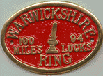 Brass Plaque - Warwickshire Ring